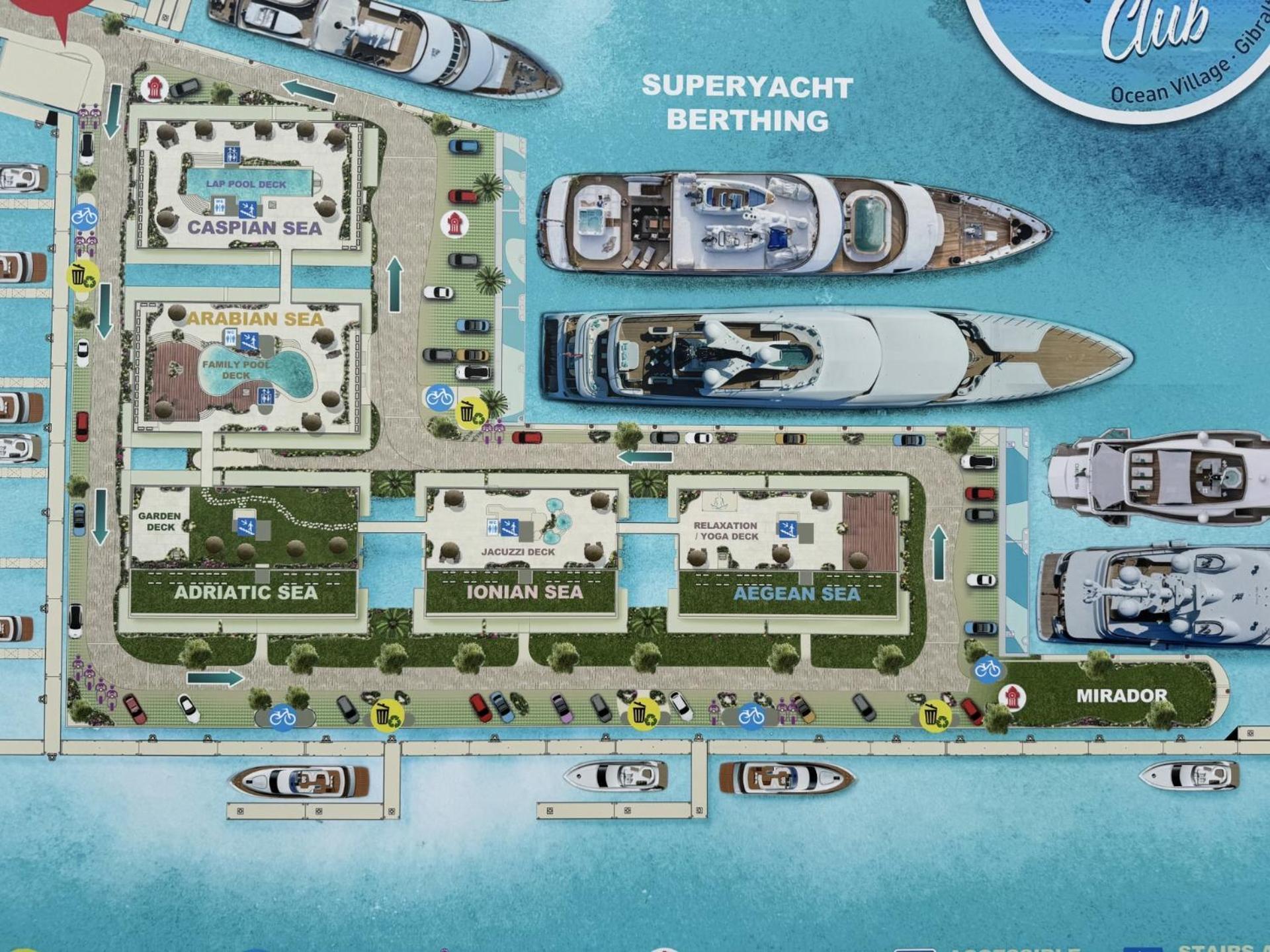 Marina Club Luxury Private Studio With Pool And Incredible Views Гибралтар Екстериор снимка
